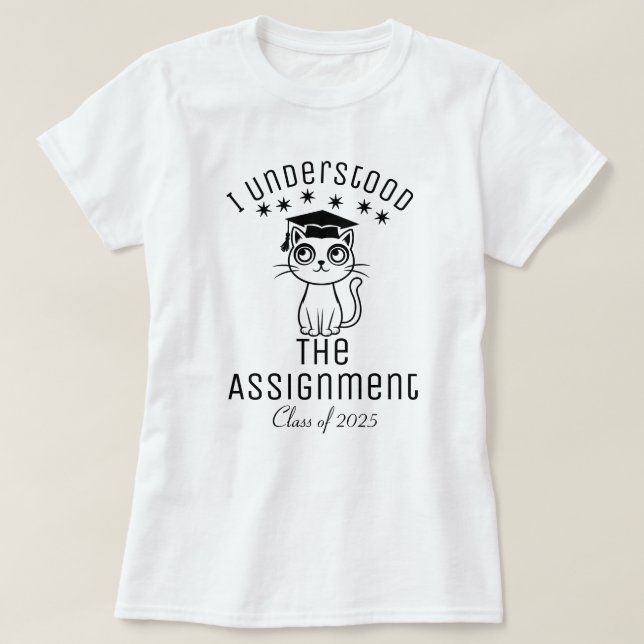 Camiseta Eu Entendi A Atribuição (Frente do Design)