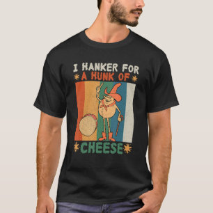 Camiseta Eu Entrego Para Um Queijo Retro