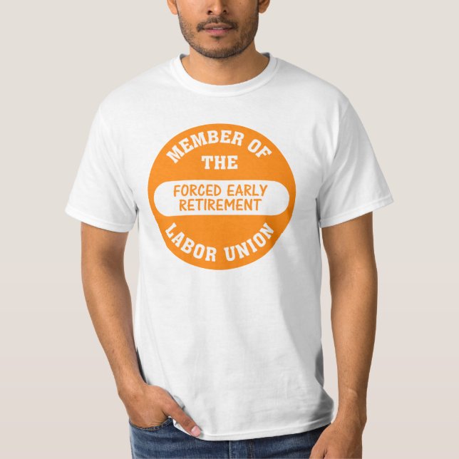 Camiseta Eu era forçado na reforma anticipada (Frente)