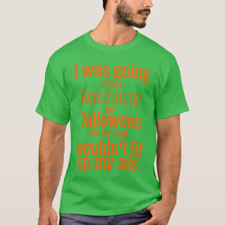 Camiseta Eu Era Goingo Ser Republicano Para O Retrô De Hall
