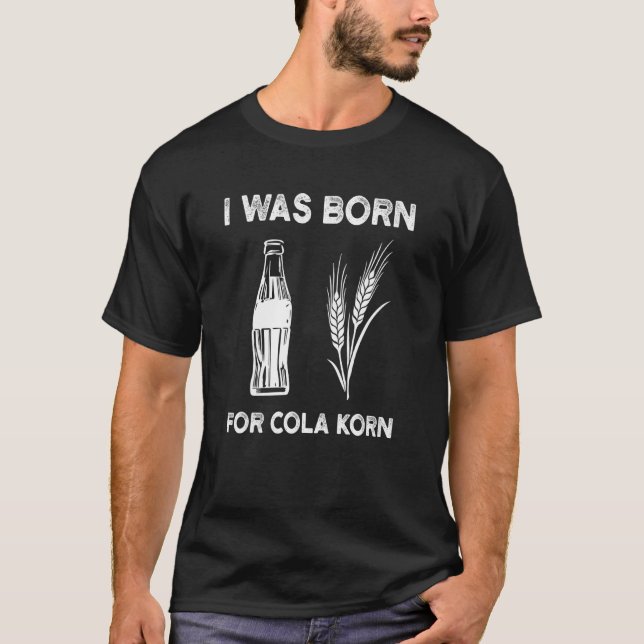 Camiseta Eu Era Nascer De Cerveja Da Cola Korn (Frente)