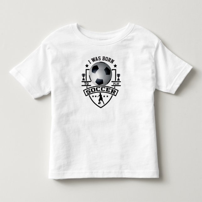 Camiseta Eu Era Nascer De Jogar Futebol (Frente)