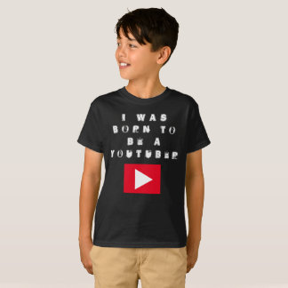Camiseta Eu era nascer do YouTube (escuro)