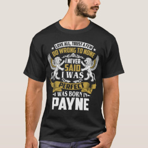 Camiseta Eu Era Nascer No Nome Da Família PAYNE