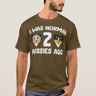 Camiseta Eu Era Normal 2 Aussies Ago Engraçada Folha Austra