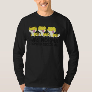 Camiseta Eu Era Normal 3 Leopardo Geckos Ago Pet Leopard Ge