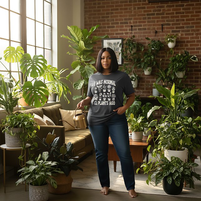 Camiseta Eu Era Normal Há 12 Plantas (Criador carregado)