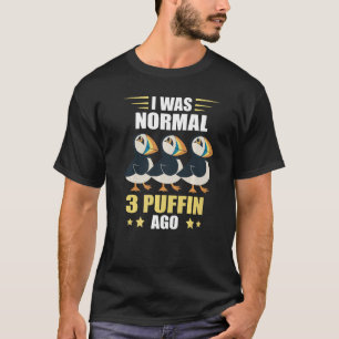 Camiseta Eu Era Normal Puffin Sea Bird Terno De Gelo