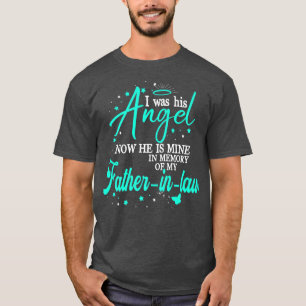 Camiseta Eu Era O Anjo Dele. Ele É Minhas Memórias Do Meu P