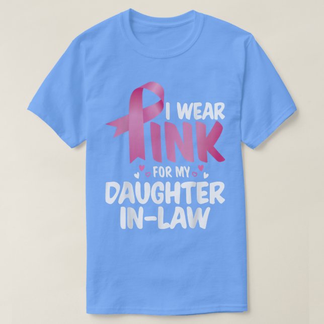 Camiseta Eu Era Rosa Para Minha Filha Na Lei, Cancer A (Frente do Design)