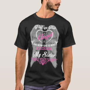 Camiseta Eu era seu anjo e agora ela é minha memorial