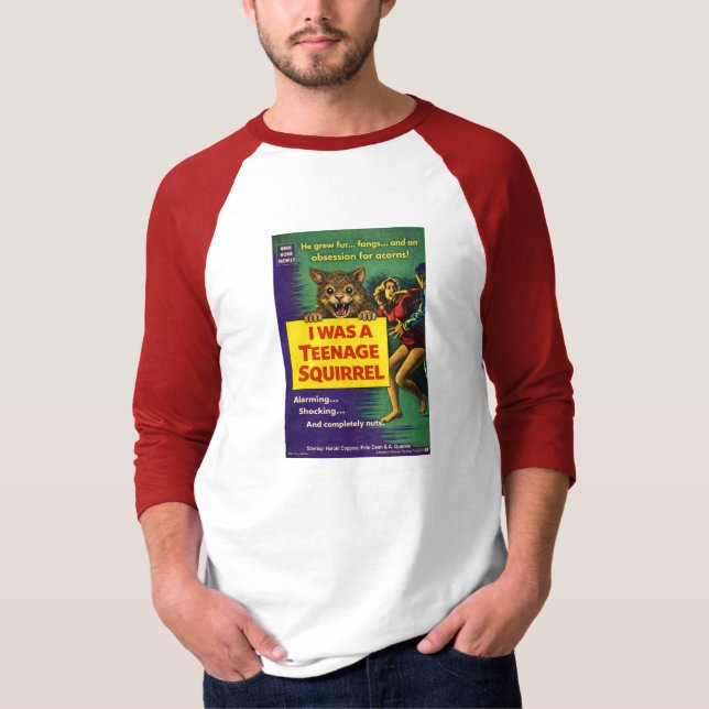 Camiseta Eu Era uma Paródia de Esquilo Adolescente (Frente)