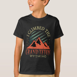 Camiseta Eu Escalei O Grand Teton Climbing Hiking Grand Te