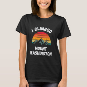Camiseta Eu Escalei o Monte Washington -- Caminhada do Summ