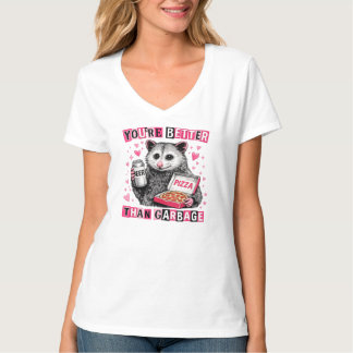 Camiseta Eu Escolheria Você ao Invés de Lixo Funny Retro Gu