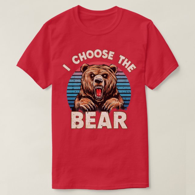 Camiseta eu escolho o urso 2 (Frente do Design)