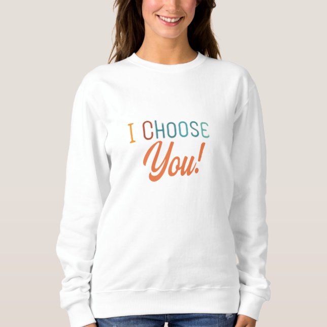 Camiseta Eu Escolho Você - Amor Sensível (Frente)