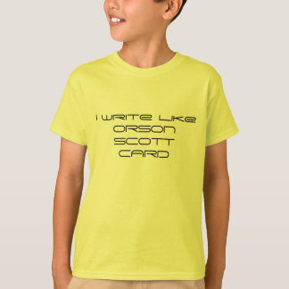 Camiseta Eu escrevo como Orson Scott Card