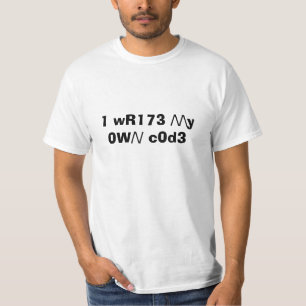 Camiseta Eu escrevo meu próprio código