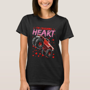 Camiseta Eu Esmago Corações Monstros Caminhão Engraçado Men