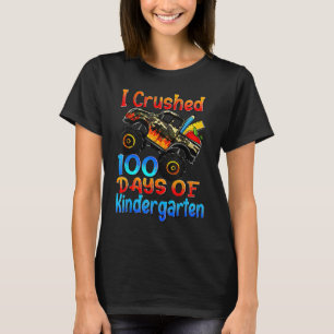Camiseta Eu esmaguei 100 dias de caminhões monstro no jardi