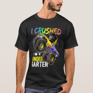 Camiseta Eu Esmaguei Graduação de Jardim de Infância Menino