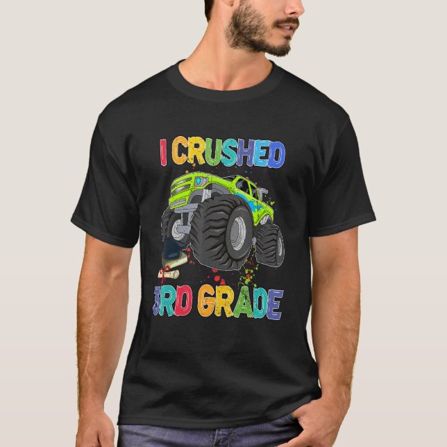 Camiseta Eu Esmaguei o Caminhão Monstro da 3ª Série de Volt (Frente)