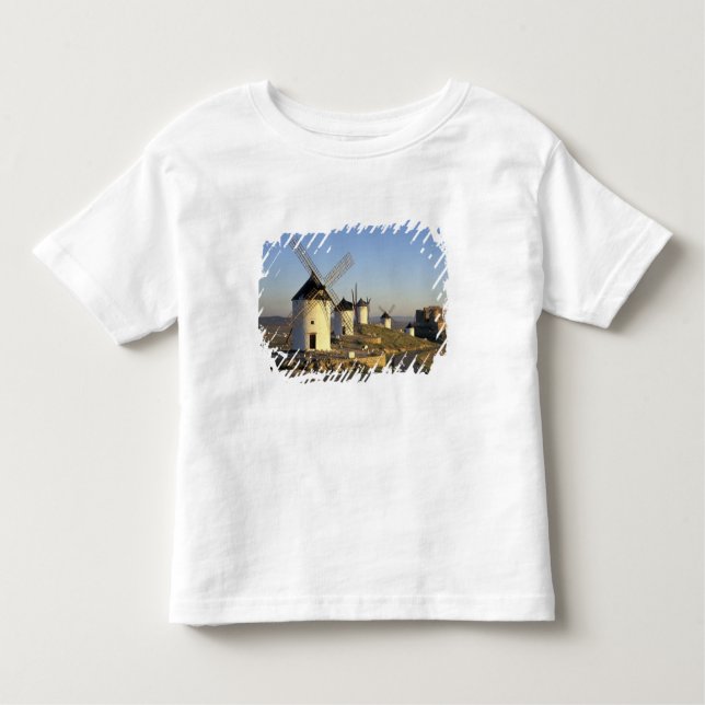 Camiseta EU, Espanha, La Mancha, Consuegra. Moinhos de vent (Frente)
