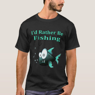 Camiseta Eu Estaria A Pescar Preferencialmentes