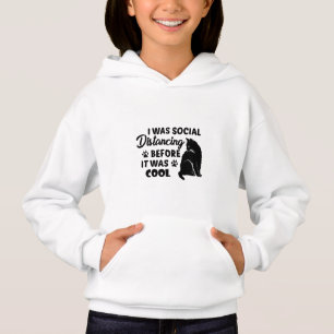 Camiseta eu estava distanciando social antes que fosse lega