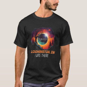Camiseta Eu Estava Lá, Eclipse Solar Bloomington Indiano