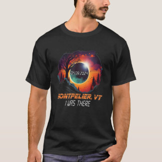 Camiseta Eu Estava Lá, Eclipse Solar Montpelier Vermont