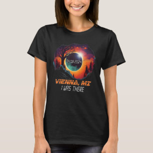 Camiseta Eu Estava Lá, Eclipse Solar Viena Michigan MI