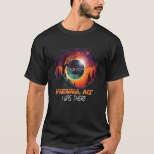 Camiseta Eu Estava Lá, Eclipse Solar Viena Michigan MI