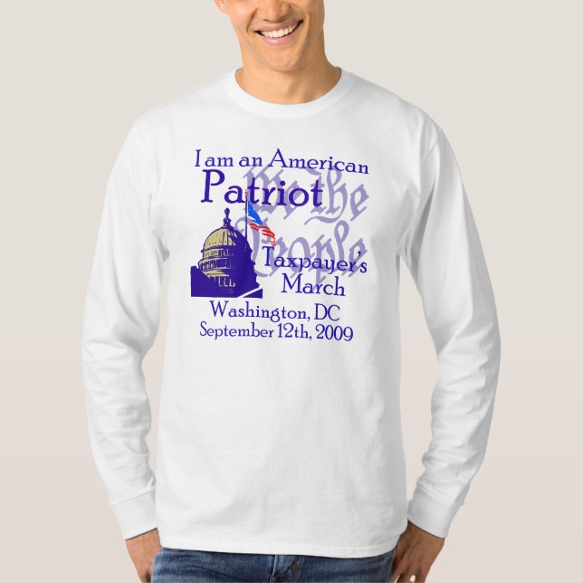 Camiseta Eu estava LÁ! Os 9 /12 de março em Washington (Frente)