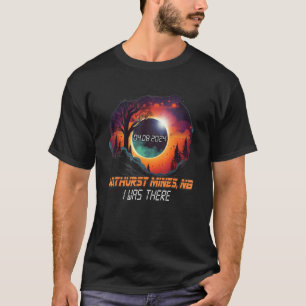 Camiseta Eu Estava Lá Total De Eclipse Solar Bathurst Mines