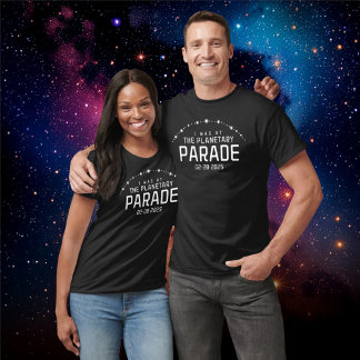 Camiseta Eu estava na Parada Planetária 28 de fevereiro de 