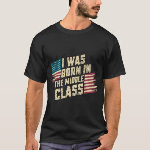 Camiseta Eu Estava Nascer No Trump Do Cl Médio 2024