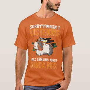 Camiseta Eu estava pensando em Guiné Pigs 779