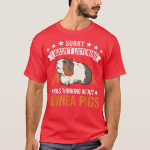 Camiseta Eu estava pensando em Guiné Pigs 785