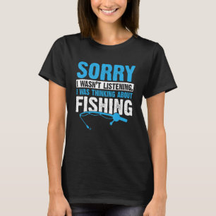 Camiseta Eu Estava Pensando Sobre Pesca De Pai De Bassas De