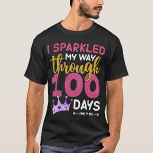 Camiseta Eu Estimulei Meu Caminho Através De 100 Dias De Es