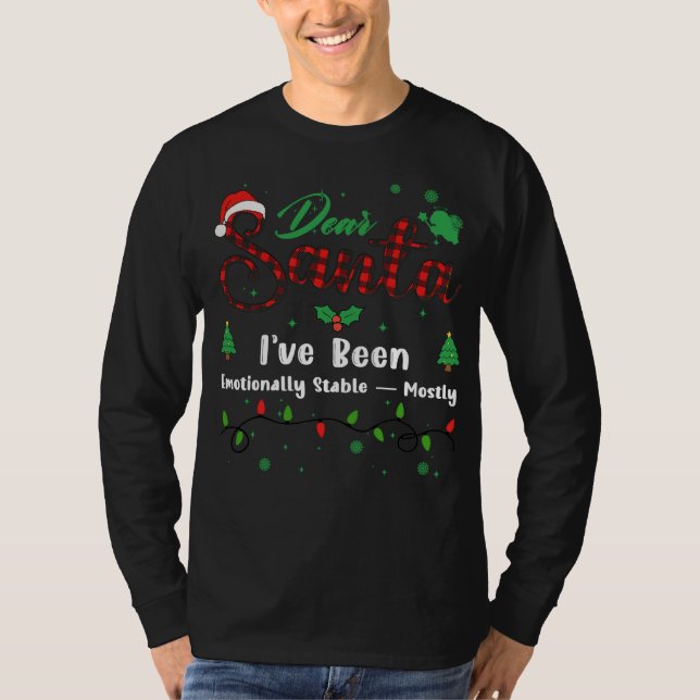 Camiseta Eu Estive Estável Emocionalmente - Correspondendo  (Frente)