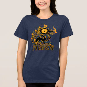 Camiseta Eu Estive Melhor Dragão Crocante Queimado