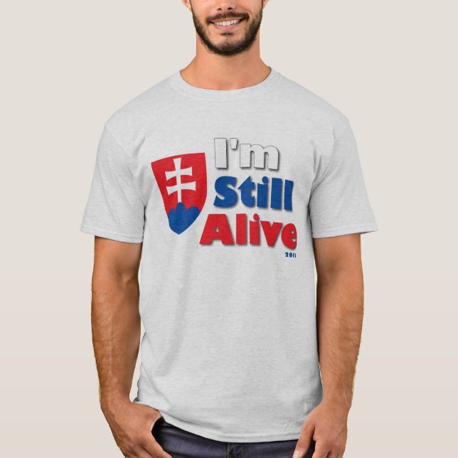 Camiseta Eu estou ainda vivo (Frente)