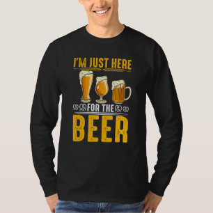 Camiseta Eu Estou Aqui Apenas Para A Cerveja Artesanal Fabr