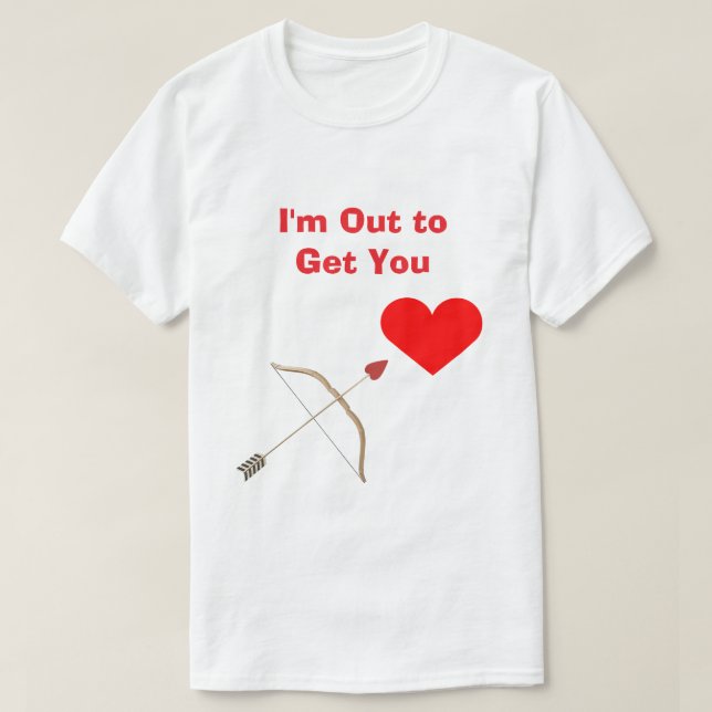 Camiseta Eu Estou Aqui Para Te Pegar #2 (Frente do Design)