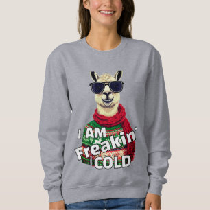 Camiseta Eu estou assustando o Frio Engraçado Llama