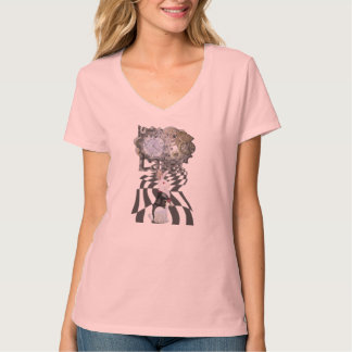 Camiseta "Eu estou atrasado!" Luz branca do coelho (Col. do