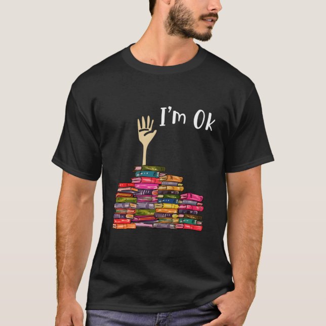 Camiseta Eu Estou Bem, Livro (Frente)